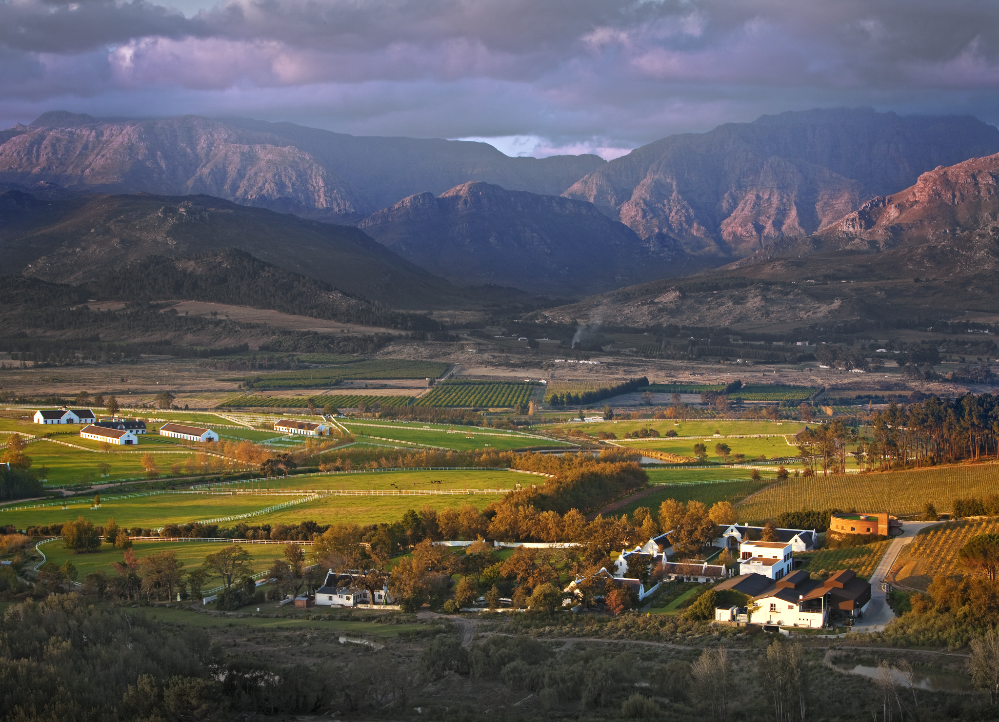 The Anthonij Rupert Wyne estate in Franschhoek, South Africa