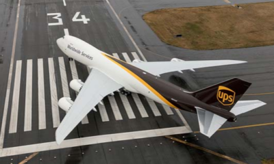 UPS plane runway